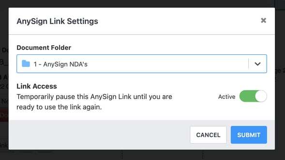 Anysign Release dashboard image 