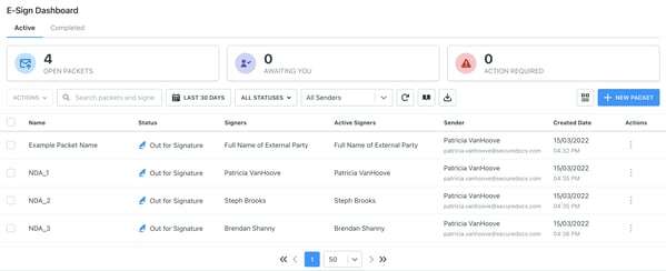 Whats New With Esign Dashboards Product Shot