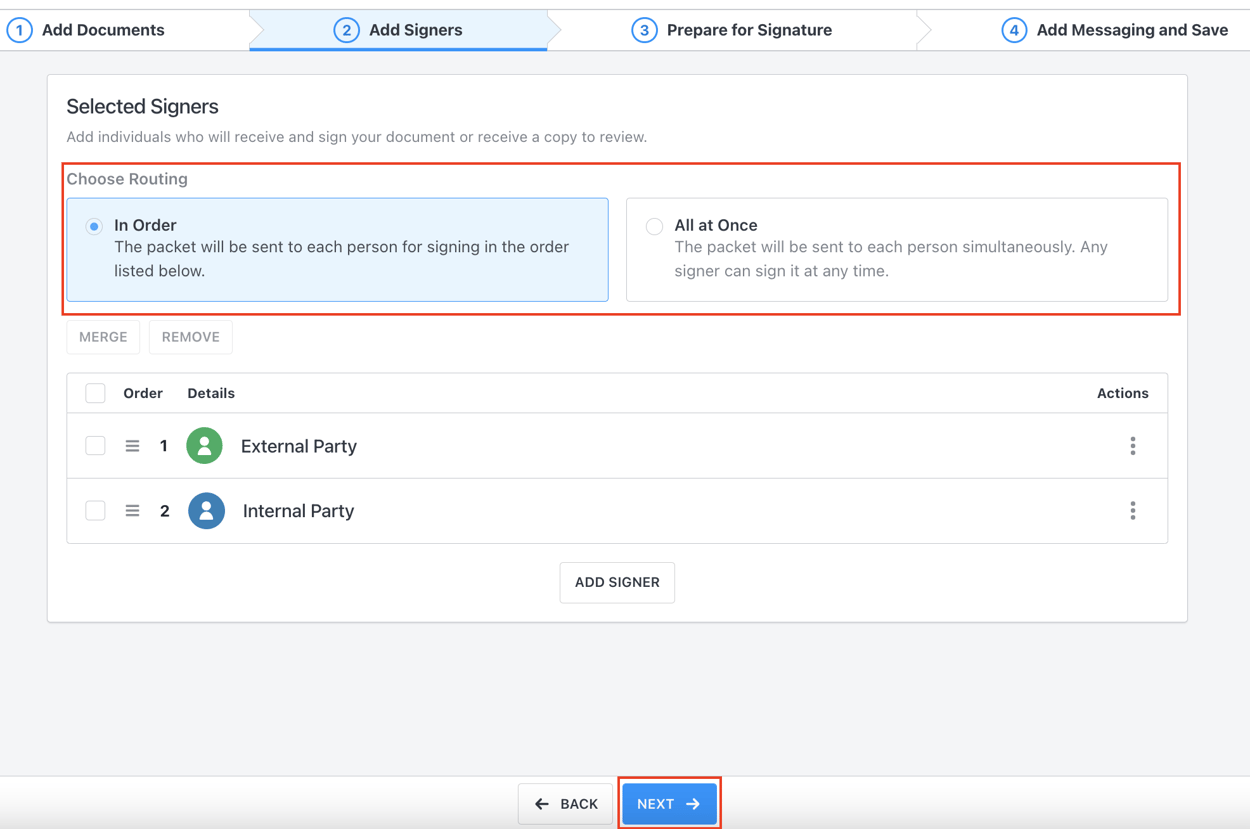 ReadySign Help Resources | Creating a Template in Packet