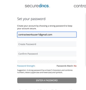 Enter a password