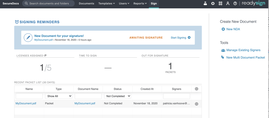 ReadySign Help Resources | Creating a Template