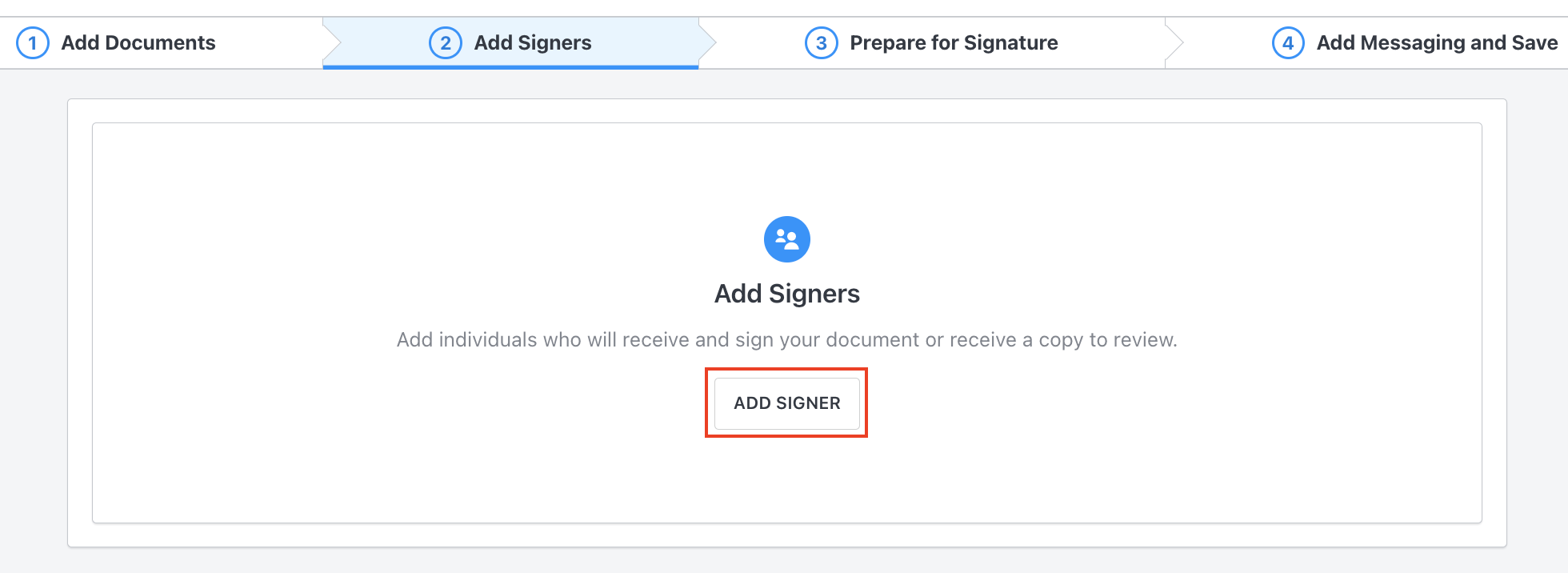 Adding Signers