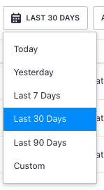 Select time frame