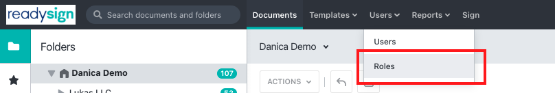 Managing Roles